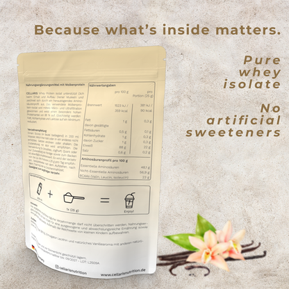 CELLARIS Whey Isolat - Fleur de Vanille